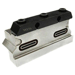 Iscar - Tool Block Style TGTBU, 32mm Blade Height, 100mm OAL, 51.4mm OAH, Indexable Cutoff Blade Tool Block - 20mm Shank Height, 19mm Shank Width, Through Coolant, Series JetHPLine - Makers Industrial Supply