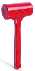 64 oz Dead Blow Hammer- 2-5/8'' Head Diameter Coated Steel Handle - Makers Industrial Supply
