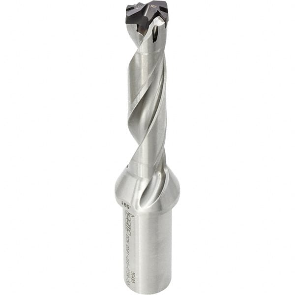 Replaceable Tip Drill: 0.551 to 0.567'' Drill Dia, 1.75″ Max Depth, 0.625'' Flatted Shank Uses FCP, HCP-IQ, ICG, ICK, ICK-2M, ICM, ICN, ICP, ICP-2M & QCP-2M Inserts, 4.34″ OAL, Through Coolant