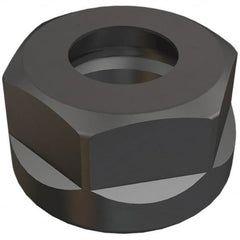 Iscar - Collet Clamping Nut - Series ER25 - Exact Industrial Supply