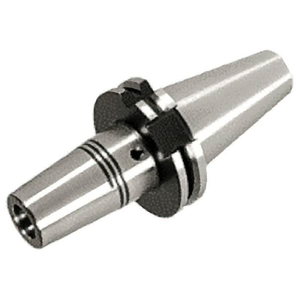 Iscar - 8mm Hole Diam, DIN69871-40 Taper Shank Shrink Fit Tool Holder & Adapter - 80mm Projection, 21mm Nose Diam, 36mm Clamping Depth, 25,000 RPM, Through Coolant - Exact Industrial Supply