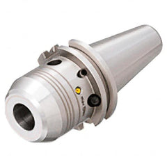 Iscar - CAT40 Taper Shank, 3/4" Hole Diam, Hydraulic Tool Holder/Chuck - 1.496" Nose Diam, 3.228" Projection, 2.05" Clamp Depth, 12,000 RPM, Through Coolant - Exact Industrial Supply