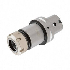 Iscar - 1mm to 16mm Capacity, 55mm Projection, Modular Connection, ER25 Collet Chuck - 0.0001" TIR, Through-Spindle - Exact Industrial Supply