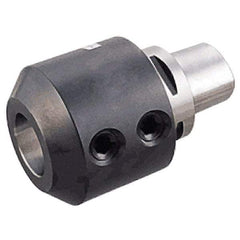 Iscar - C6 Modular Connection 8mm Hole End Mill Holder/Adapter - 28mm Nose Diam, 55mm Projection, Through-Spindle Coolant - Exact Industrial Supply