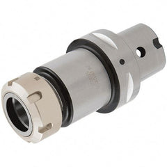 Iscar - 2mm to 20mm Capacity, 100mm Projection, Modular Connection, ER32 Collet Chuck - 0.0001" TIR, Through-Spindle - Exact Industrial Supply