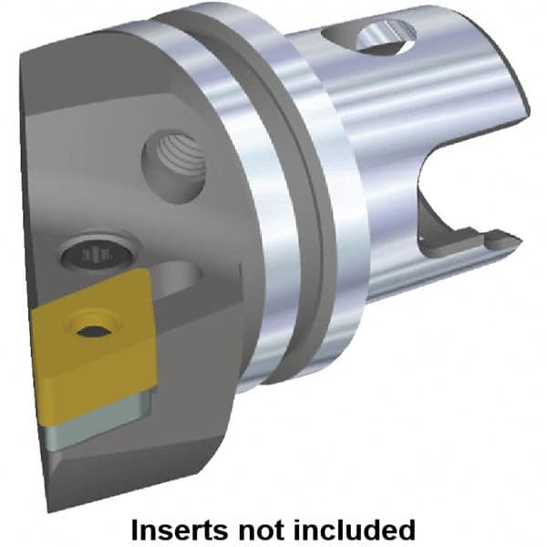 Kennametal - Right Hand Cut, Size KM32, DN.. Insert Compatiblity, Internal or External Modular Turning & Profiling Cutting Unit Head - 22mm Ctr to Cutting Edge, 35mm Head Length, Through Coolant, Series Kenlever - Makers Industrial Supply