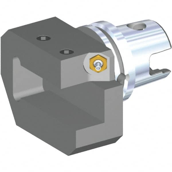 Kennametal - Left Hand Cut, Size KM63XMZ, Modular Turning & Profiling Cutting Unit Head - 60.65mm Head Length, Through Coolant - Makers Industrial Supply