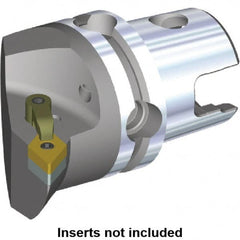 Kennametal - Right Hand Cut, Size KM80, DN.. Insert Compatiblity, Internal or External Modular Turning & Profiling Cutting Unit Head - 53mm Ctr to Cutting Edge, 70mm Head Length, Through Coolant, Series M-Clamping - Makers Industrial Supply