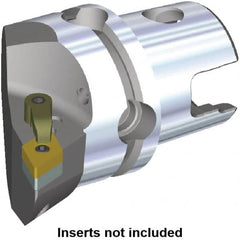 Kennametal - Right Hand Cut, Size KM50, DN.. Insert Compatiblity, Internal or External Modular Turning & Profiling Cutting Unit Head - 35mm Ctr to Cutting Edge, 50mm Head Length, Through Coolant, Series M-Clamping - Makers Industrial Supply