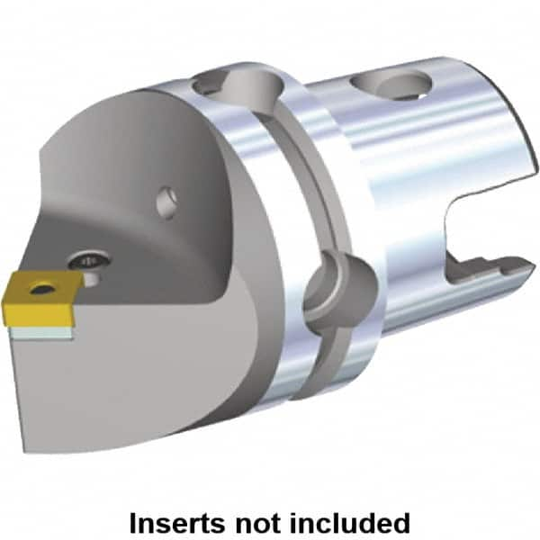 Kennametal - Neutral Cut, Size KM50, SN.. Insert Compatiblity, Modular Turning & Profiling Cutting Unit Head - 50mm Head Length, Through Coolant, Series Kenlever - Makers Industrial Supply