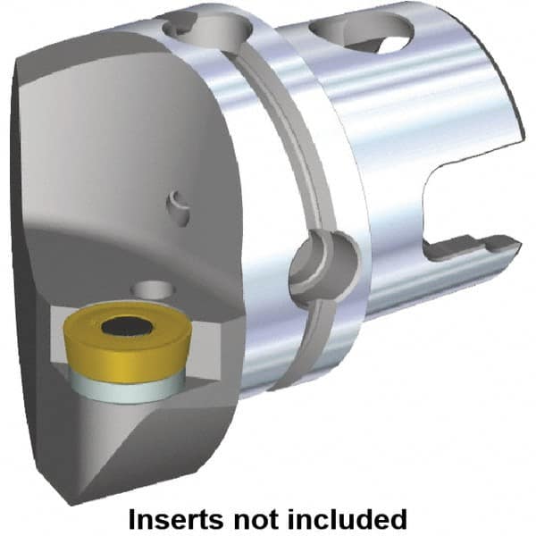 Kennametal - Right Hand Cut, Size KM80, RC.. Insert Compatiblity, Modular Turning & Profiling Cutting Unit Head - 53mm Ctr to Cutting Edge, 70mm Head Length, Through Coolant, Series Kenlever - Makers Industrial Supply