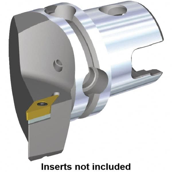 Kennametal - Left Hand Cut, Size KM50, VB.. Insert Compatiblity, Modular Turning & Profiling Cutting Unit Head - 35mm Ctr to Cutting Edge, 50mm Head Length, Through Coolant, Series S-Clamping - Makers Industrial Supply