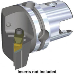 Kennametal - Right Hand Cut, Size KM50, V.GR.. Insert Compatiblity, Modular Turning & Profiling Cutting Unit Head - 35mm Ctr to Cutting Edge, 50mm Head Length, Through Coolant, Series Top Notch - Makers Industrial Supply