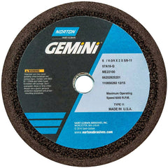 Norton - Tool & Cutter Grinding Wheels Wheel Type: Type 11 Wheel Diameter (Inch): 6 - Makers Industrial Supply