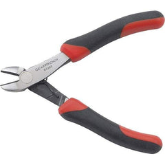 GearWrench - Cutting Pliers - 5" BLK/RED SLIM HNDL MINI DIAG CUTTING PLIERS - Makers Industrial Supply