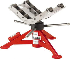 Ridgid - 6" to 24" Pipe Capacity, Adjustable Pipe Stand - 16" to 31" High, 4,500 Lb Capacity - Makers Industrial Supply