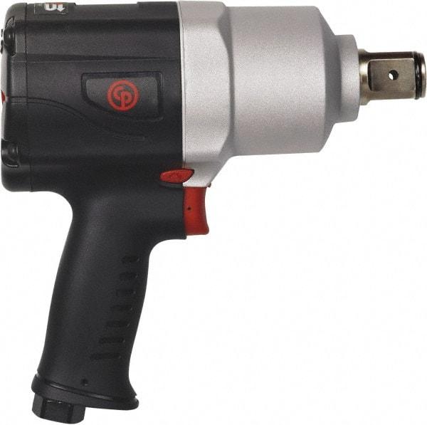 Chicago Pneumatic - 1" Drive, 7,000 RPM, 1,080 Ft/Lb Torque Impact Wrench - Pistol Grip Handle, 1,200 IPM, 31 CFM, 90 psi, 3/8" NPT Inlet - Makers Industrial Supply