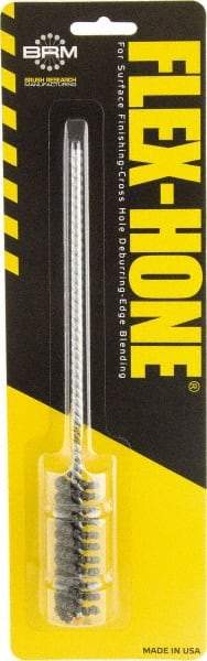 Brush Research Mfg. - 5/8" to 0.709" Bore Diam, 800 Grit, Aluminum Oxide Flexible Hone - Extra Fine, 8" OAL - Makers Industrial Supply