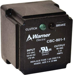 Warner Electric - Octal Socket Clutch Power Supply - For Use with Any 90V Clutch or Brake - Makers Industrial Supply