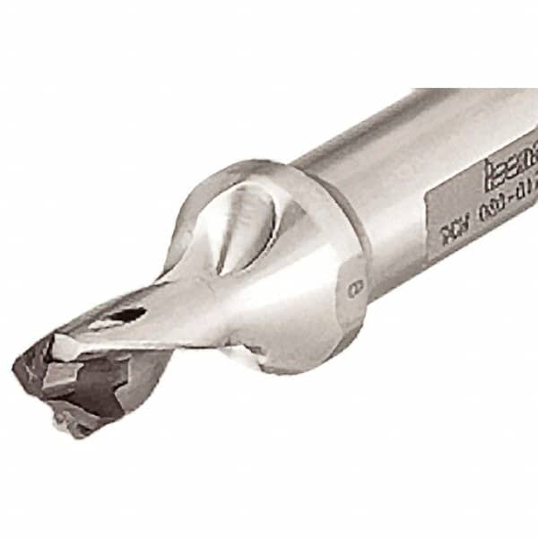 Iscar - 0.236" to 1/4" Diam, 1.5xD, 0.35" Max Depth, 1/2" Shank Diam, 2.76" OAL, Replaceable-Tip Drill - FCP, ICK, ICK-2M, ICM, ICN, ICP, iCP-2M Insert, 6 Seat Size, 91105189 Toolholder, Series SumoCham - Makers Industrial Supply