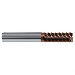 1/2" Dia. - 3" OAL - 45° Helix Nano-SI Carbide End Mill - 6 FL - Makers Industrial Supply