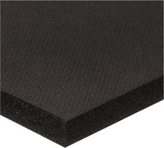 Value Collection - 24" Long, 12" Wide, EPDM Foam Rubber Foam Sheet - 50 to 70 Durometer, Black, -60 to 250°F, 70 psi Tensile Strength, Adhesive Backing - Makers Industrial Supply