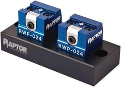 Raptor Workholding - 3/4" Jaw Width, 4" High x 8-1/2" Long x 4" Wide Dovetail Vise - For Use with 4 & 5 Axis Workholding Systems - Makers Industrial Supply