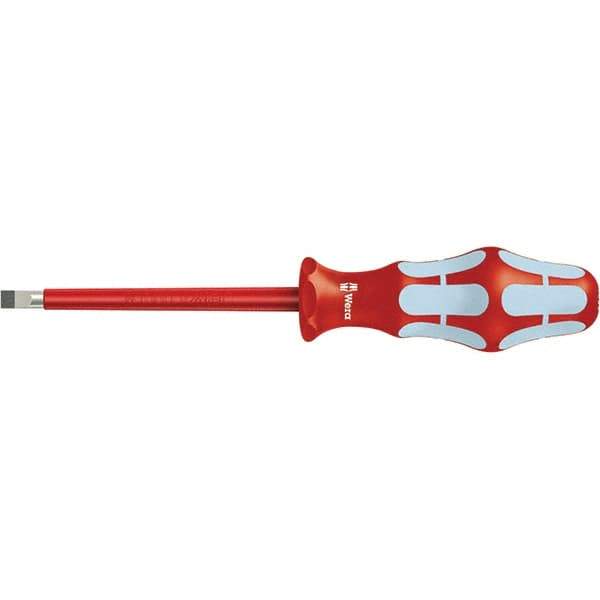 Wera - 3-1/8" Blade Length Insulated Screwdriver - 137mm OAL - Makers Industrial Supply