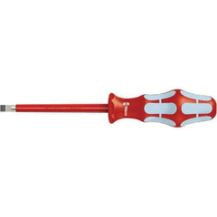 Wera - 3-1/8" Blade Length Insulated Screwdriver - 137mm OAL - Makers Industrial Supply