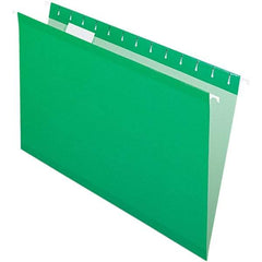 Pendaflex - 8-1/2 x 14", Legal, Bright Green, Hanging File Folder - 11 Point Stock, 1/5 Tab Cut Location - Makers Industrial Supply