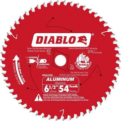 Freud - 6-1/2" Blade Diam, 56 Teeth, Carbide-Tipped Cold Saw Blade - 5/8" Arbor Hole Diam, 0.045" Blade Thickness - Makers Industrial Supply