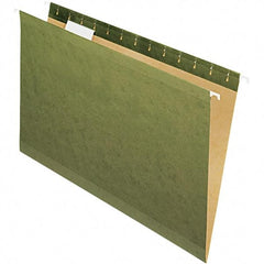 Pendaflex - 8-1/2 x 14", Legal, Standard Green, Hanging File Folder - 11 Point Stock, Straight Tab Cut Location - Makers Industrial Supply