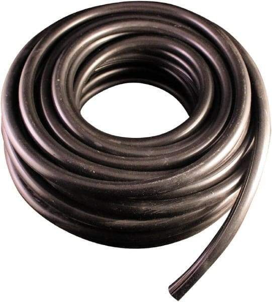 Milton - 3/8" Diam x 300' Signal Bell Hose - Rubber, Black - Makers Industrial Supply