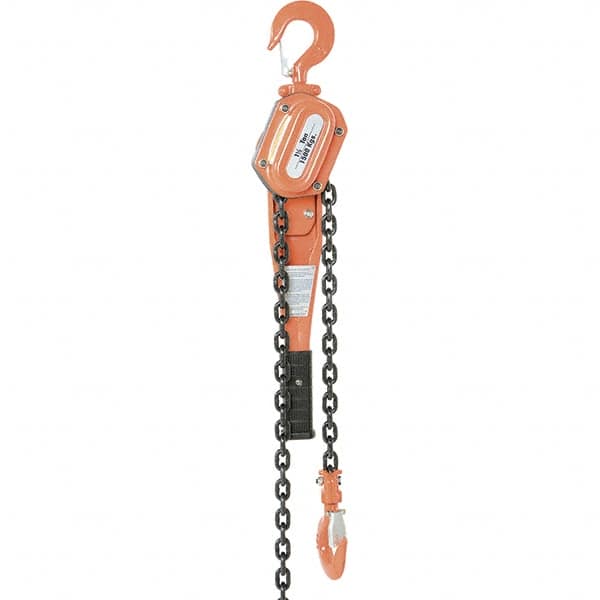 Vestil - 3,000 Lb Lifting Capacity, 5' Lift Height, Lever Hoist - Made from Chain - Makers Industrial Supply