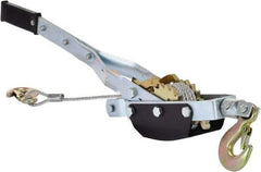 Vestil - 2,000 to 4,000 Lb Lifting Capacity, 10' Lift Height, Puller Hoist - Made from Wire Rope - Makers Industrial Supply