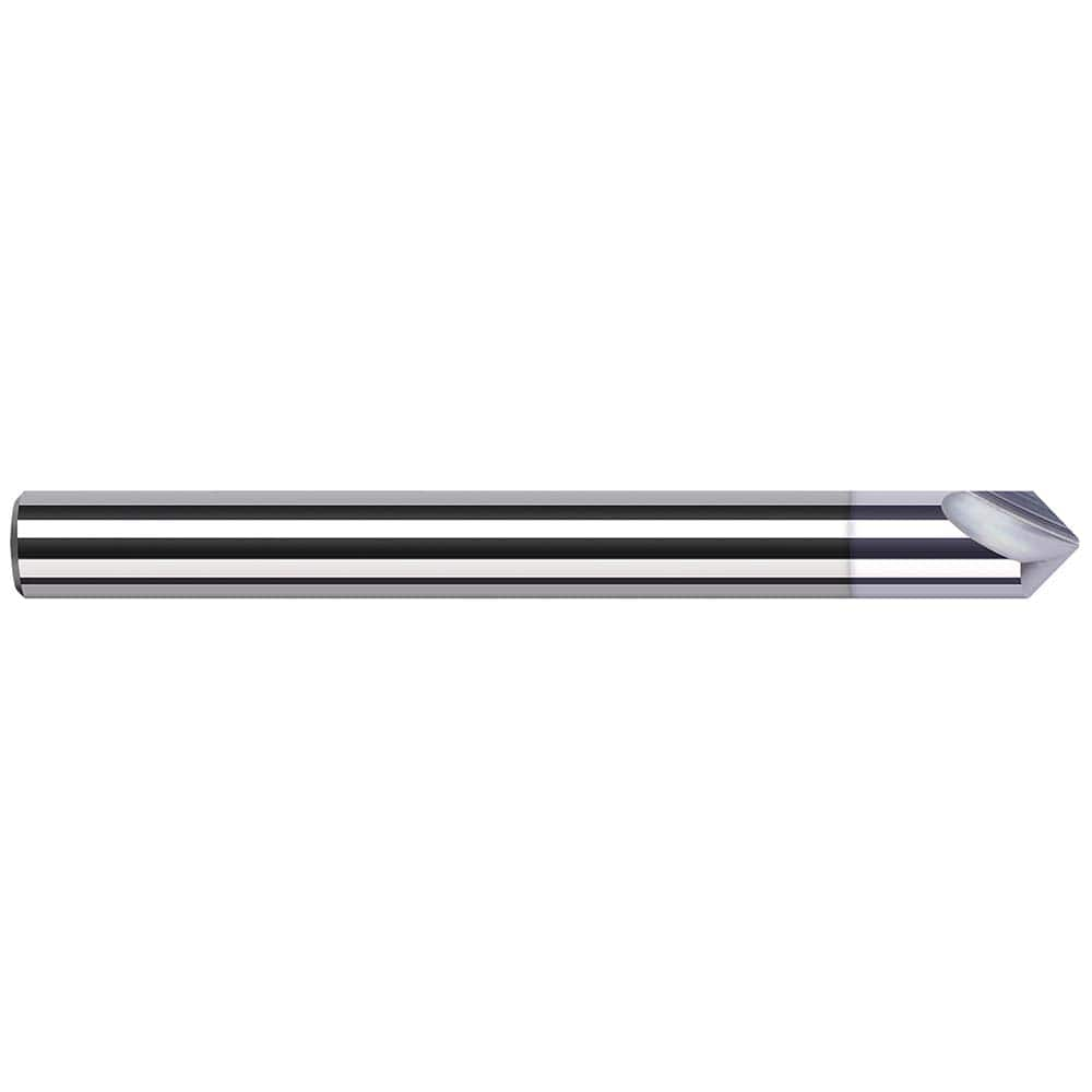 Engraving Cutter: 900 °, 1/4″ Dia, Tip Radius Point, Solid Carbide TiB2 Finish, 0.123″ LOC, 1/4″ Shank, 2-1/2″ OAL, 2 Flutes, Use on Non-Ferrous Materials