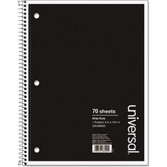 UNIVERSAL - Note Pads, Writing Pads & Notebooks Writing Pads & Notebook Type: Notebook Size: 10-1/2 x 8 - Makers Industrial Supply