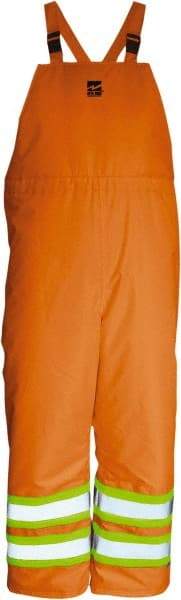 Viking - Size 2XL, High Visibility Orange, Cold Weather Bib Overall - Hook & Loop Ankle - Makers Industrial Supply