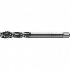 Walter-Prototyp - M16x2.00 Metric 4 Flute 6HX Semi-Bottoming Spiral Flute Tap - High Speed Steel, TiAlN Finish, 110mm OAL, Right Hand Flute, Right Hand Thread, Series TC121 - Makers Industrial Supply