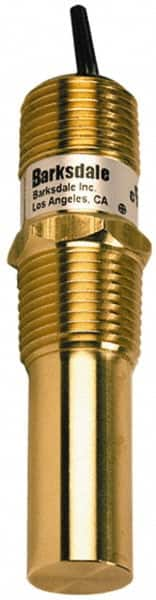 Barksdale - 50 to 300°F Bi-Metal Compact Switch - 1/2" NPT, 11/16 x 1-1/2 Rigid Stem, Brass, ±10°F - Makers Industrial Supply