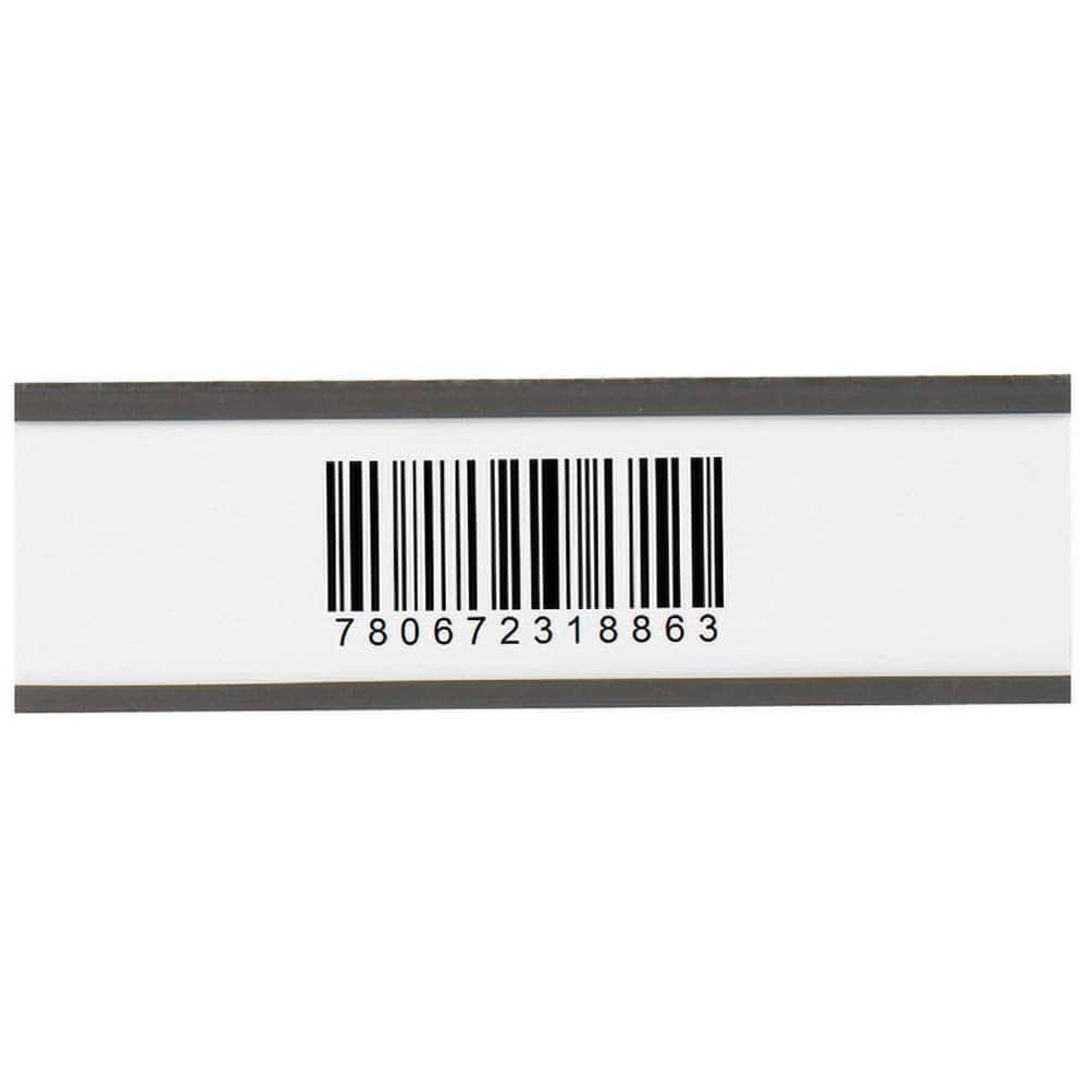 Value Collection - Label Holders Backing: Magnetic Width (Inch): 6 - Makers Industrial Supply