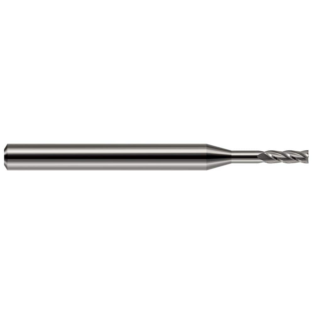 Harvey Tool - 3/32", 0.279" LOC, 1/8" Shank Diam, 1-1/2" OAL, 4 Flute, Solid Carbide Square End Mill - Exact Industrial Supply