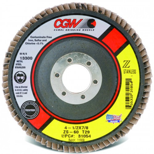 CGW 4–1/2X7/8 T27 Z3 XXL 40G - Makers Industrial Supply