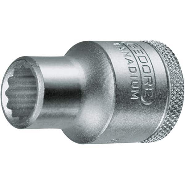 Non-Impact Hand Socket: 1/2″ Drive, 13 mm Socket, 6-Point Chrome-Plated & Polished