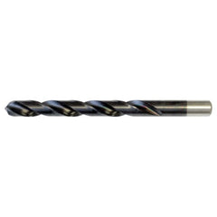 #40 RHS / RHC HSS 135 Degree Split Point Heavy Duty Jobber Drill - TiAlN - Exact Industrial Supply