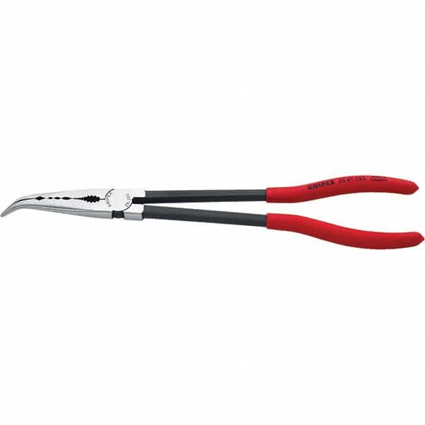 Knipex - Bent Nose Pliers Type: Needle Nose Overall Length (Inch): 11 - Makers Industrial Supply