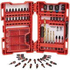 Milwaukee Tool - Power & Impact Screwdriver Bit Sets Point Type: Assorted Bit Type: Driver - Makers Industrial Supply