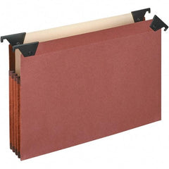 Pendaflex - 9-13/16 x 12", Letter Size, Brown, Hanging File Folder - 1/3 Tab Cut Location - Makers Industrial Supply