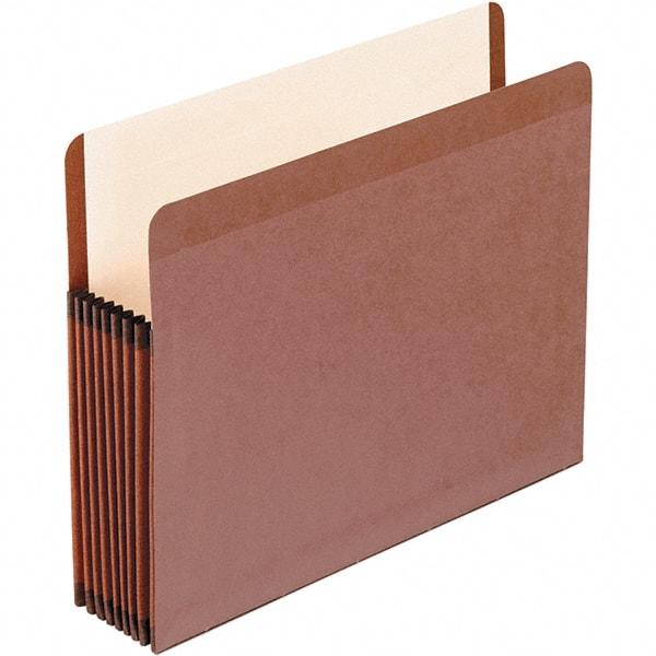 Pendaflex - 11-3/4 x 9-1/2", Letter Size, Brown, Expansion Folders - Straight Tab Cut Location - Makers Industrial Supply