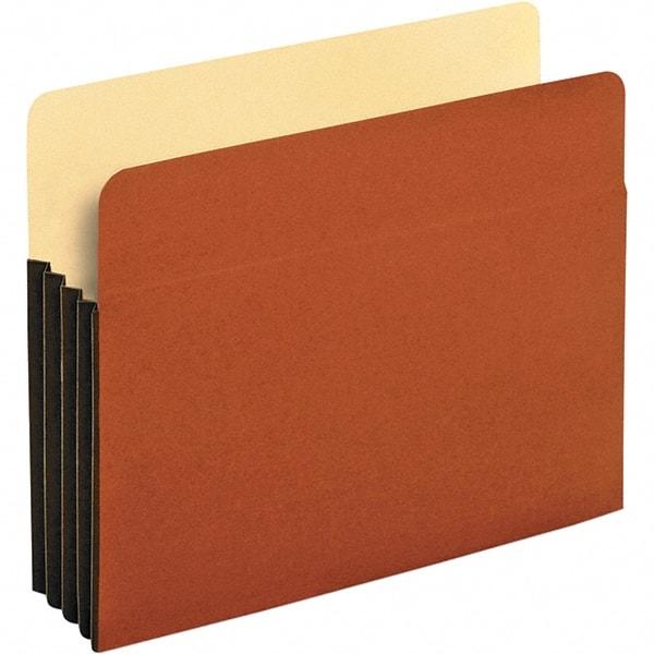 Pendaflex - 11-3/4 x 9-1/2", Letter Size, Brown, Expansion Folders - Straight Tab Cut Location - Makers Industrial Supply